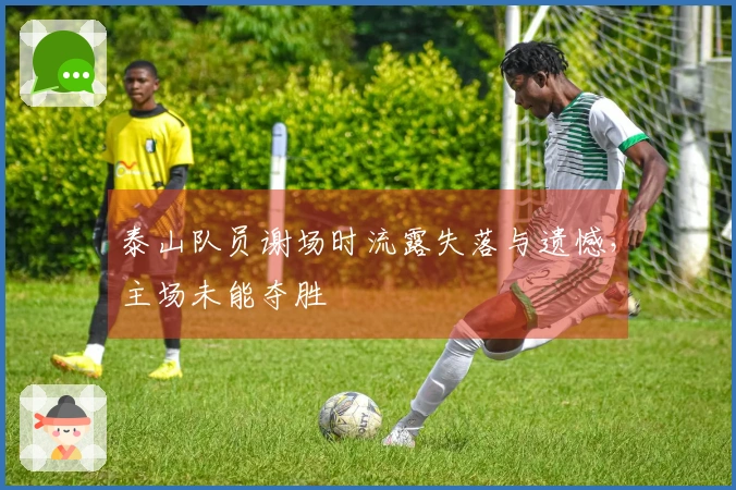 泰山队员谢场时流露失落与遗憾，主场未能夺胜